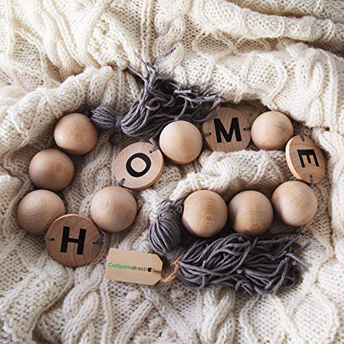 1.5 Inch Wooden Round Ball | DIY Decorative Wood Crafting Balls | Unfinished Wood Spheres | Decanter Wooden Ball Corks - by Craftpartsdirect.com| Bag Craftparts Direct