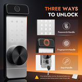 10-14 Gun Safe, Gun Safe for Rifles and Pistols, Biometric GunSafe, Fingerprint Gun Safes Large Rifle Safe, Gun Cabinet with Adjustable Shelves and Locking Built-in Cabinet KAER