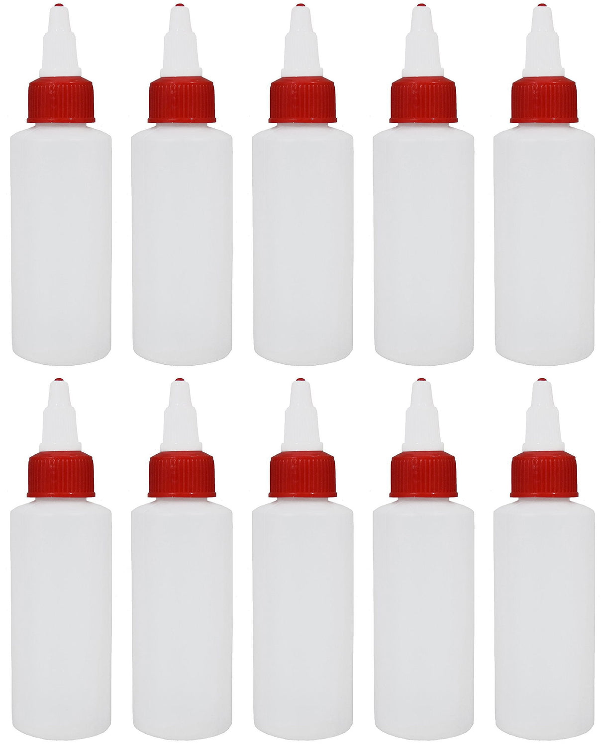 10-2oz Refillable Artist's Bottle with Twist Open/Close Nozzle. Cylinder Bottle APAK GOODS