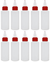 10-2oz Refillable Artist's Bottle with Twist Open/Close Nozzle. Cylinder Bottle APAK GOODS