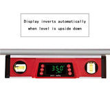 10-Inch Digital Torpedo Level and Protractor | Neodymium Magnets | Bright LED Display | V-GROOVE MAGNETIC BASE | IP54 Dust/Water Resistant smart level with Carrying Bag 2PM TOOLS