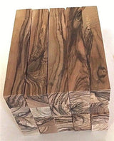 10 ~ DARK GRAINS & EXTREMELY FIGURED ~ Bethlehem Olive Wood Pen Blanks~ Trees Of The Land