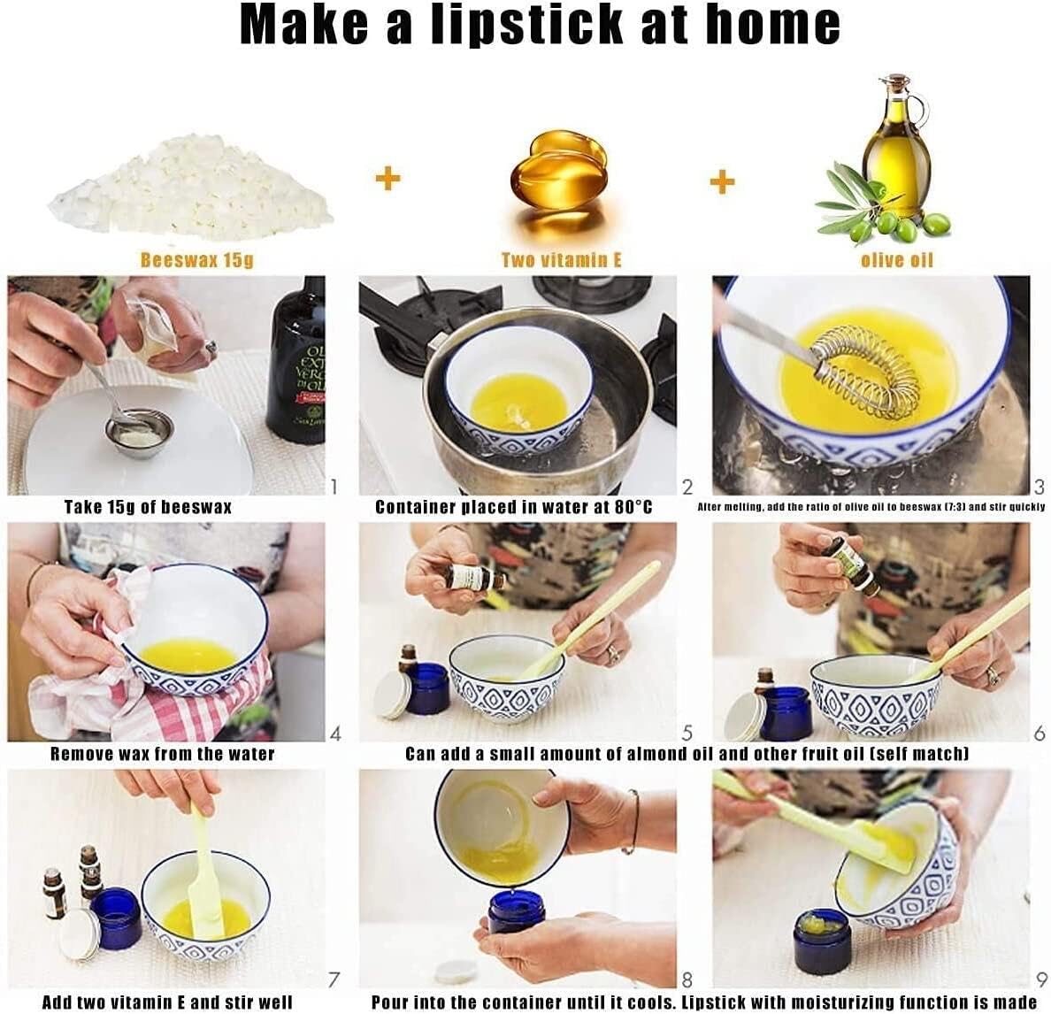 10 lb White Beeswax Pellets-Natural Beeswax- Candle Making Wax-Great for DIY Projects Home Care Products Cosmetics Soap Making Supplies pliadvbu