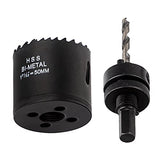 10 PCS 2 inch Desk Wire Cord Cable Grommets Hole Cover with Hole Saw Kit High Speed Bi-Metal Holesaw Drill Bits for Office PC Desk Cable Cord LepoHome