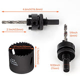 10 PCS 2 inch Desk Wire Cord Cable Grommets Hole Cover with Hole Saw Kit High Speed Bi-Metal Holesaw Drill Bits for Office PC Desk Cable Cord LepoHome