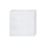 10 PCS Aida Cloth 14 Count Cross Stitch Fabric, Pre-Cut White Squares Fabric for Craft Embroidery, Handmade Needlework, DIY Handicrafts (9.8×9.8 Inch) Nitelemn