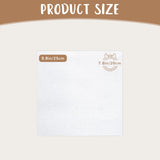 10 PCS Aida Cloth 14 Count Cross Stitch Fabric, Pre-Cut White Squares Fabric for Craft Embroidery, Handmade Needlework, DIY Handicrafts (9.8×9.8 Inch) Nitelemn