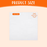 10 PCS Embroidery Fabric, Pre-Cut White Natural Cotton Embroidery Cloth Fabric, Embroidery Cloth Squares for Embroidery Garment Craft (11.8 × 11.8 Inch) Nitelemn