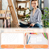 10 PCS Mandala Stencils Set Mandala Dotting Tools, 12/16 Segment 3/4/5/6/8 Inches Reusable Mandala Rock Painting Kit Dotting Tools for Painting Rock Wood Canvas DIY Painting Art Projects Notoke