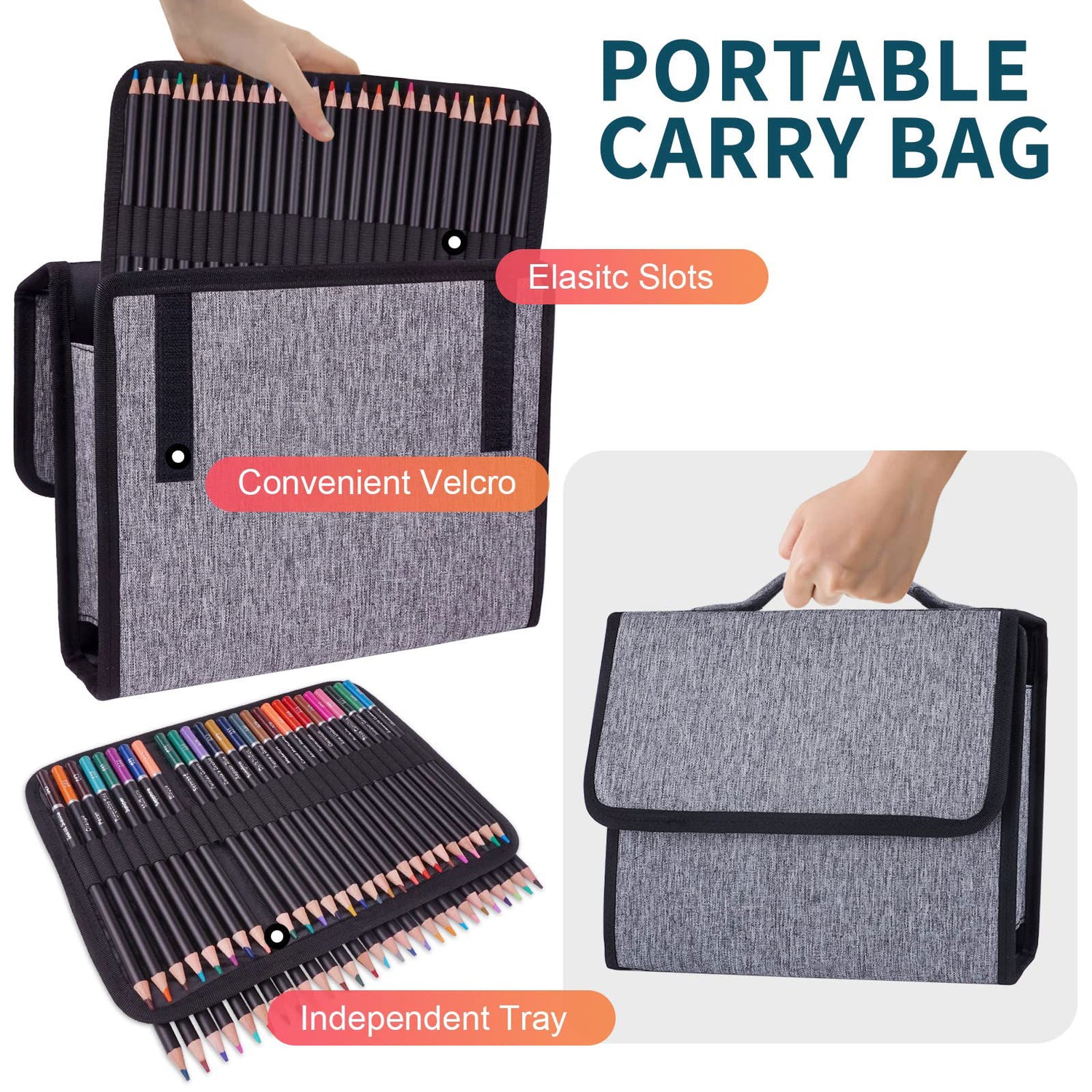 100-Pack Art Supplies for Adults Teens Kids Beginners, Artist Drawing Supplies Sketching Kit, Drawing Pencils Set with Gift Business Case, Diverse Swemos