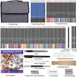 100-Pack Art Supplies for Adults Teens Kids Beginners, Artist Drawing Supplies Sketching Kit, Drawing Pencils Set with Gift Business Case, Diverse Swemos