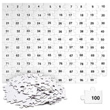 100-Piece DIY Make Your Own Jigsaw Puzzle Kit, Bulk Large Blank Puzzles to Draw on for Guest Book, Wedding, Party, Anniversary, Kids Birthday, Juvale