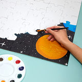 100-Piece DIY Make Your Own Jigsaw Puzzle Kit, Bulk Large Blank Puzzles to Draw on for Guest Book, Wedding, Party, Anniversary, Kids Birthday, Juvale