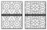 100 Easy Mandalas and Patterns: A Mandala Coloring Book for Adults with Fun, Simple, and Relaxing Coloring Pages (Easy Coloring Books) WoodArtSupply
