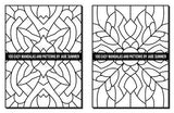 100 Easy Mandalas and Patterns: A Mandala Coloring Book for Adults with Fun, Simple, and Relaxing Coloring Pages (Easy Coloring Books) WoodArtSupply