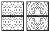 100 Easy Mandalas and Patterns: A Mandala Coloring Book for Adults with Fun, Simple, and Relaxing Coloring Pages (Easy Coloring Books) WoodArtSupply