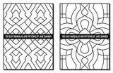 100 Easy Mandalas and Patterns: A Mandala Coloring Book for Adults with Fun, Simple, and Relaxing Coloring Pages (Easy Coloring Books) WoodArtSupply