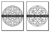 100 Easy Mandalas and Patterns: A Mandala Coloring Book for Adults with Fun, Simple, and Relaxing Coloring Pages (Easy Coloring Books) WoodArtSupply