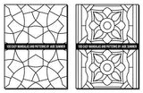 100 Easy Mandalas and Patterns: A Mandala Coloring Book for Adults with Fun, Simple, and Relaxing Coloring Pages (Easy Coloring Books) WoodArtSupply
