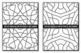 100 Easy Mandalas and Patterns: A Mandala Coloring Book for Adults with Fun, Simple, and Relaxing Coloring Pages (Easy Coloring Books) WoodArtSupply
