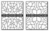 100 Easy Mandalas and Patterns: A Mandala Coloring Book for Adults with Fun, Simple, and Relaxing Coloring Pages (Easy Coloring Books) WoodArtSupply
