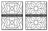 100 Easy Mandalas and Patterns: A Mandala Coloring Book for Adults with Fun, Simple, and Relaxing Coloring Pages (Easy Coloring Books) WoodArtSupply