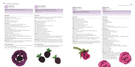 100 Flowers to Knit & Crochet: A collection of beautiful blooms for embellishing clothes, accessories, cushionsand throws WoodArtSupply