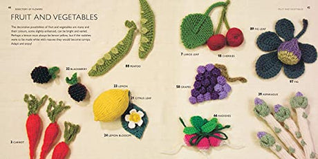 100 Flowers to Knit & Crochet: A collection of beautiful blooms for embellishing clothes, accessories, cushionsand throws WoodArtSupply