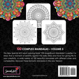 100 Magnificent Mandalas: An Adult Coloring Book with more than 100 Beautiful and Relaxing Mandalas for Stress Relief and Relaxation. (Volume 3) (Mandalas Coloring Books Collection) WoodArtSupply