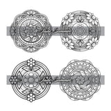100 Mini Mandalas: A Mandala Coloring Book for Adults and Kids with Easy, Cute, and Tiny Designs for Stress Relief and Relaxation WoodArtSupply