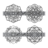 100 Mini Mandalas: A Mandala Coloring Book for Adults and Kids with Easy, Cute, and Tiny Designs for Stress Relief and Relaxation WoodArtSupply