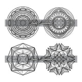 100 Mini Mandalas: A Mandala Coloring Book for Adults and Kids with Easy, Cute, and Tiny Designs for Stress Relief and Relaxation WoodArtSupply