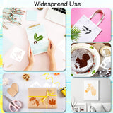 100 Pieces Stencil for Painting,3 Inch Flower Stencils DIY Craft Animal Reusable Template Paint Stencils for Painting on Wood, Crafts, Wall Home Decor NIKOMIE
