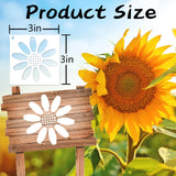 100 Pieces Stencil for Painting,3 Inch Flower Stencils DIY Craft Animal Reusable Template Paint Stencils for Painting on Wood, Crafts, Wall Home Decor NIKOMIE