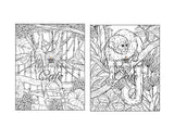 100 Wildlife Scenes: An Adult Coloring Book Featuring 100 Most Beautiful Wildlife Scenes with Animals, Birds and Flowers from Oceans, Jungles, Forests and Savannas WoodArtSupply