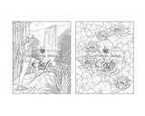 100 Wildlife Scenes: An Adult Coloring Book Featuring 100 Most Beautiful Wildlife Scenes with Animals, Birds and Flowers from Oceans, Jungles, Forests and Savannas WoodArtSupply