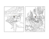 100 Wildlife Scenes: An Adult Coloring Book Featuring 100 Most Beautiful Wildlife Scenes with Animals, Birds and Flowers from Oceans, Jungles, Forests and Savannas WoodArtSupply