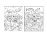 100 Wildlife Scenes: An Adult Coloring Book Featuring 100 Most Beautiful Wildlife Scenes with Animals, Birds and Flowers from Oceans, Jungles, Forests and Savannas WoodArtSupply