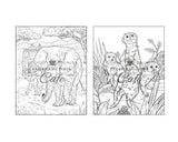 100 Wildlife Scenes: An Adult Coloring Book Featuring 100 Most Beautiful Wildlife Scenes with Animals, Birds and Flowers from Oceans, Jungles, Forests and Savannas WoodArtSupply