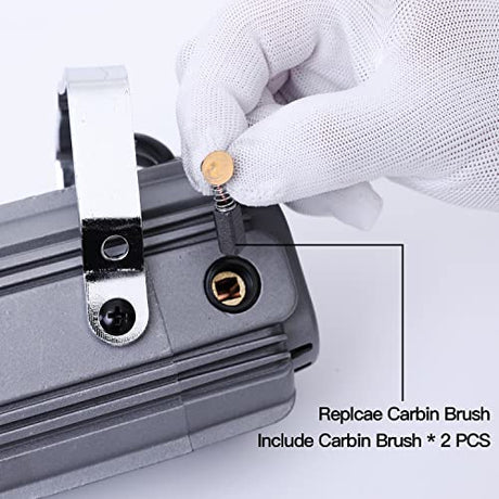 1000W 30000RPM Electric Flex Shaft Rotary Tool Foot Pedal Control Flex Shaft Hanging Grinder Carver Can Forward-Reverse Rotation, Multi-function Kit GESD
