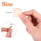 1000 Pieces Unfinished Wood Slices Round Disc Circle Wood Pieces Wooden Cutouts Ornaments for Wood Slices DIY Crafts and Decoration, 1 Inch in Jetec
