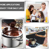 1000ML/1QT Double Boiler Chocolate Melting Pot with 2QT 304 Stainless Steel Pot, Chocolate Melting Pot with Silicone Spatula for Melting Chocolate, Candy, Candle, Soap, Wax Marsheepy