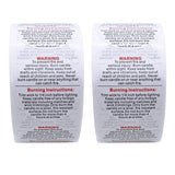 1000pcs Candle Warning Labels - 1.5in Jar Stickers, Safety Stickers for DIY Candle Jars & Tins MYYZMY