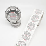 1000pcs Candle Warning Labels - 1.5in Jar Stickers, Safety Stickers for DIY Candle Jars & Tins MYYZMY