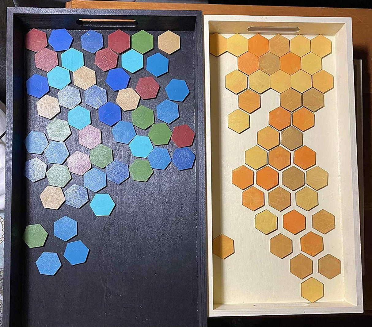 100PCS 25Mm/1Inch Hexagon Blank Unfinished Wood Slices for DIY Crafts, Home Decoration, Games WoodArtSupply