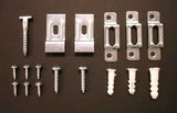100 Complete Art Picture Frame SECURITY HANGING Kits for WOOD FRAMES with FREE Wrenches Security Hangers