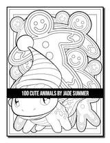 100 Cute Animals: An Adult Coloring Book with Dogs, Cats, Horses, Owls, Elephants, Monkeys, and Many More! WoodArtSupply