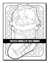 100 Cute Animals: An Adult Coloring Book with Dogs, Cats, Horses, Owls, Elephants, Monkeys, and Many More! WoodArtSupply