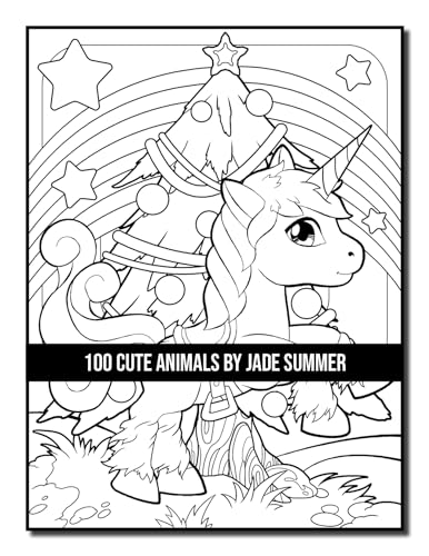 100 Cute Animals: An Adult Coloring Book with Dogs, Cats, Horses, Owls, Elephants, Monkeys, and Many More! WoodArtSupply