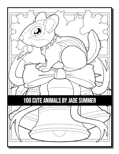 100 Cute Animals: An Adult Coloring Book with Dogs, Cats, Horses, Owls, Elephants, Monkeys, and Many More! WoodArtSupply